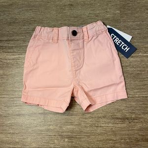 Oshkosh Baby Girls Stretch Flat Front Shorts